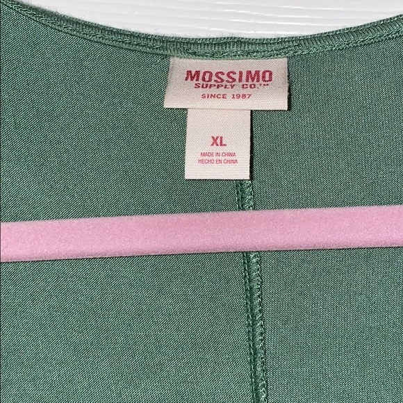 A olive green light shirt. Never worn. - Picture 3 of 3